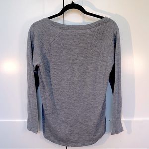 xhilaration gray long sleeve sleep shirt
